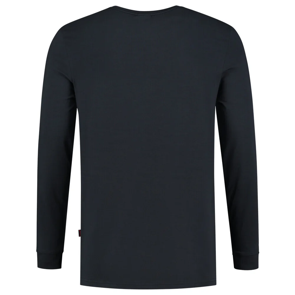 T-shirt unisex lange mouw navy 101015