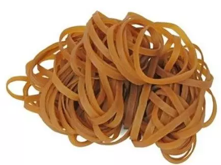 Elastiek 40x5mm 1 Kilo Bruin