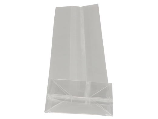 Blokbodemzak 80x50x250mm transparant (pak à 100st)