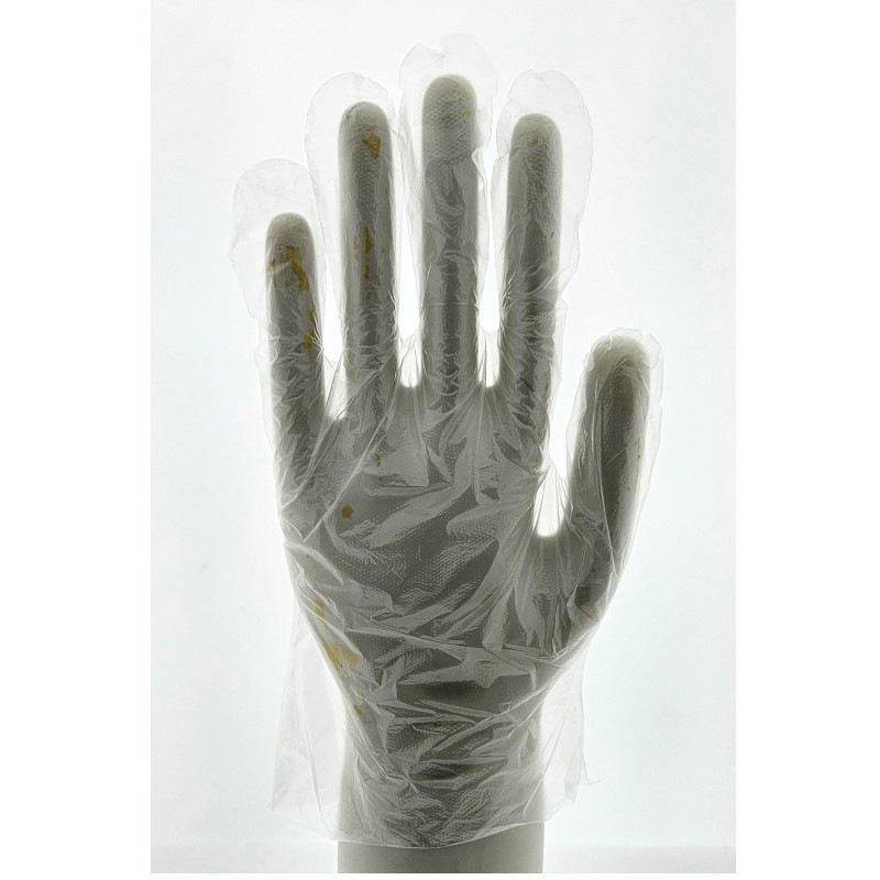 Handschoen transparant plastic HDPE Aachen