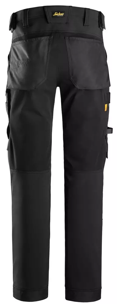 Werkbroek heren 4-weg stretch zwart Snickers 6375