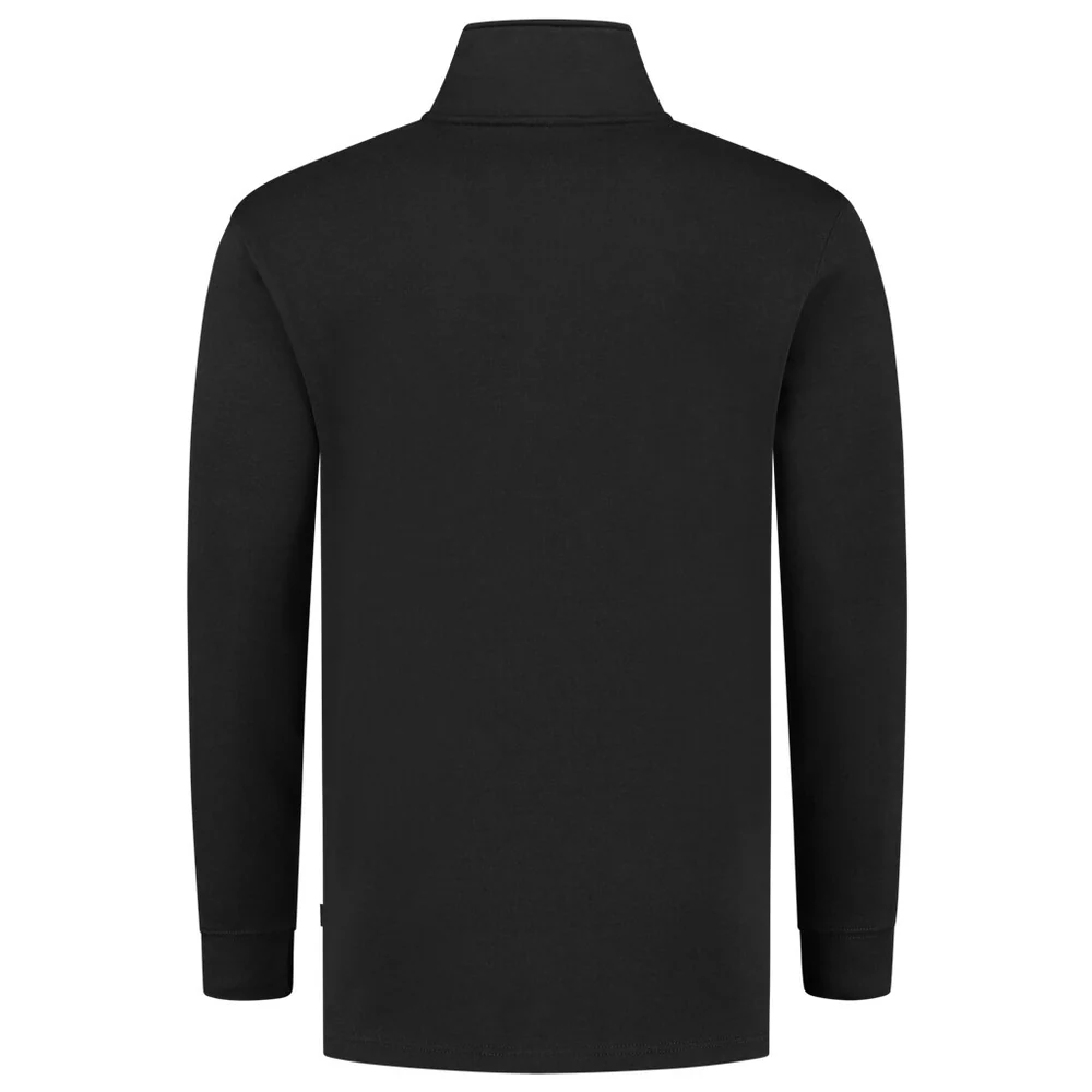 Sweater met ritskraag zwart ZS-280