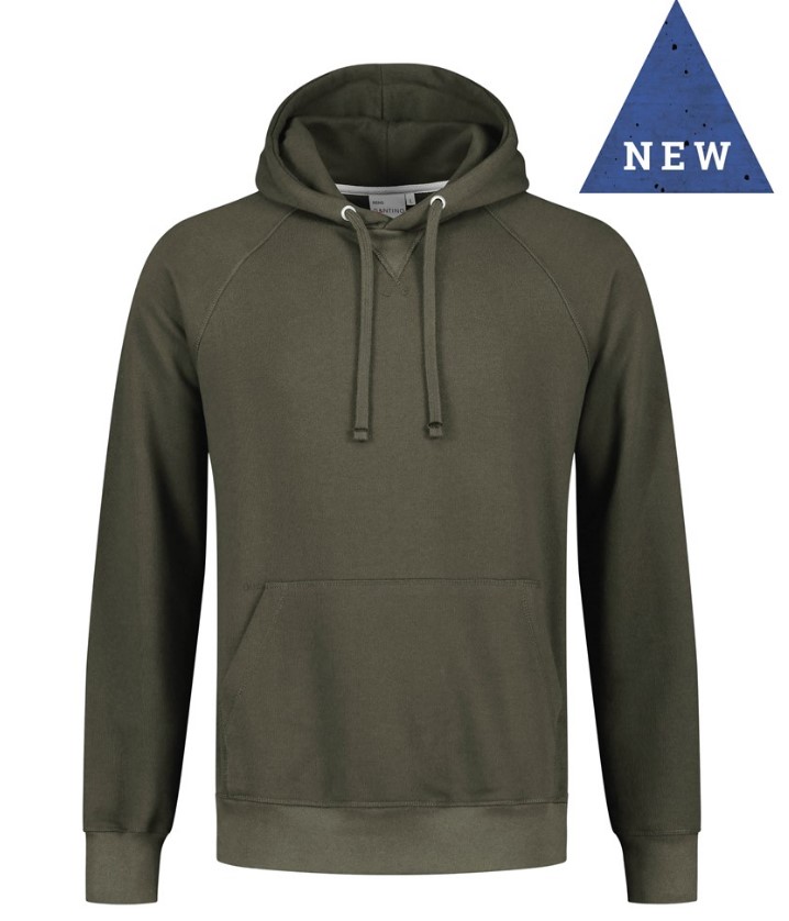 Hooded Sweater Rens Unisex Army legergroen