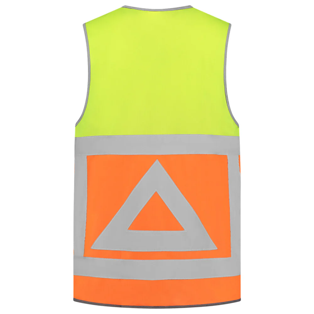 Veligheidsvest verkeersregelaar fluor-oranje/geel