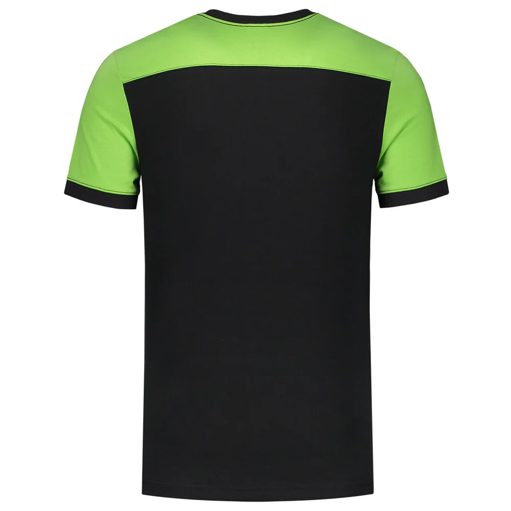 T-shirt Bicolor Naden Black/Lime