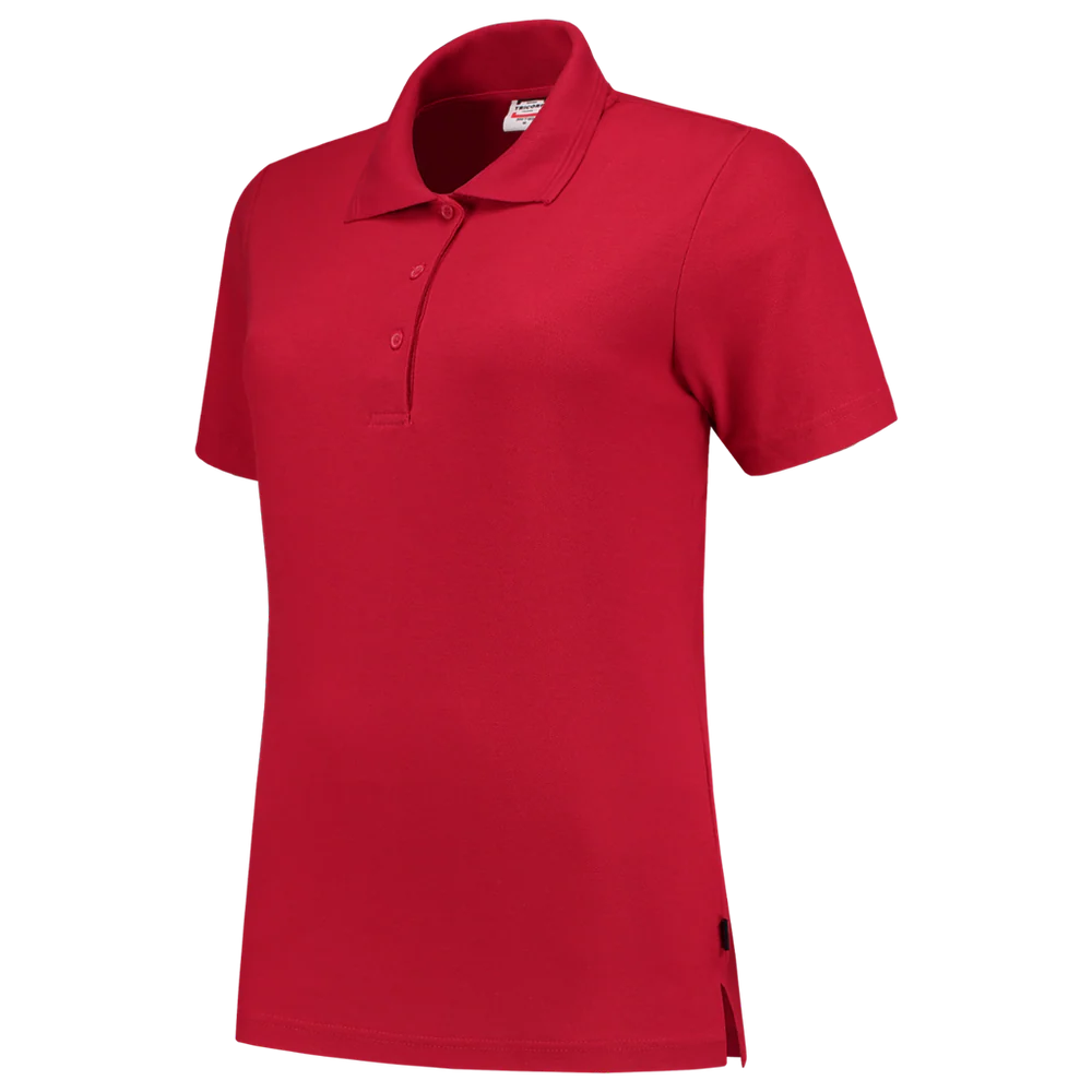 Polo fitted dames PPFT-180 rood