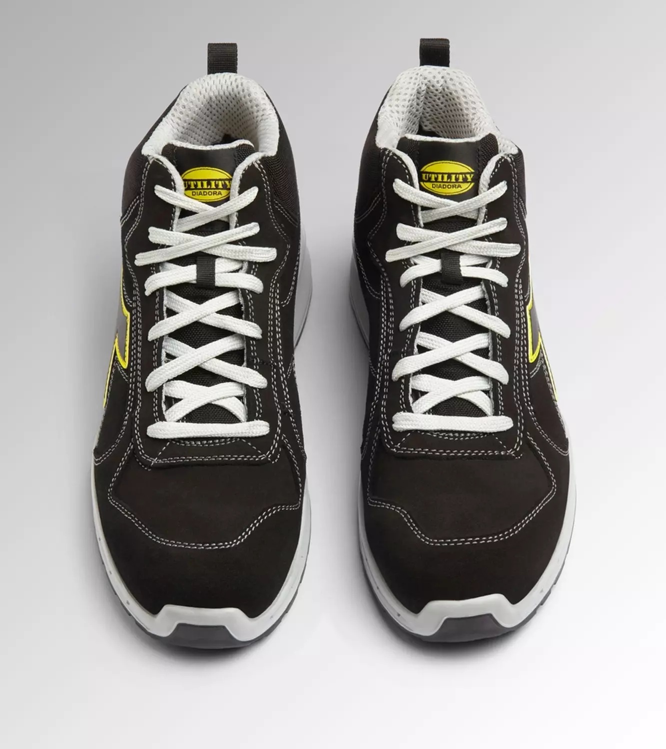 Diadora Run Net Airbox Mid S3 Werkschoen Zwart/Wit