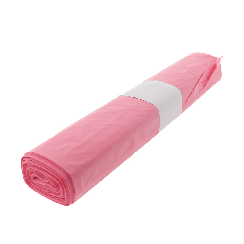 Zak HDPE rol 58x100cm 17mu T23 roze (doos à 25x20st)