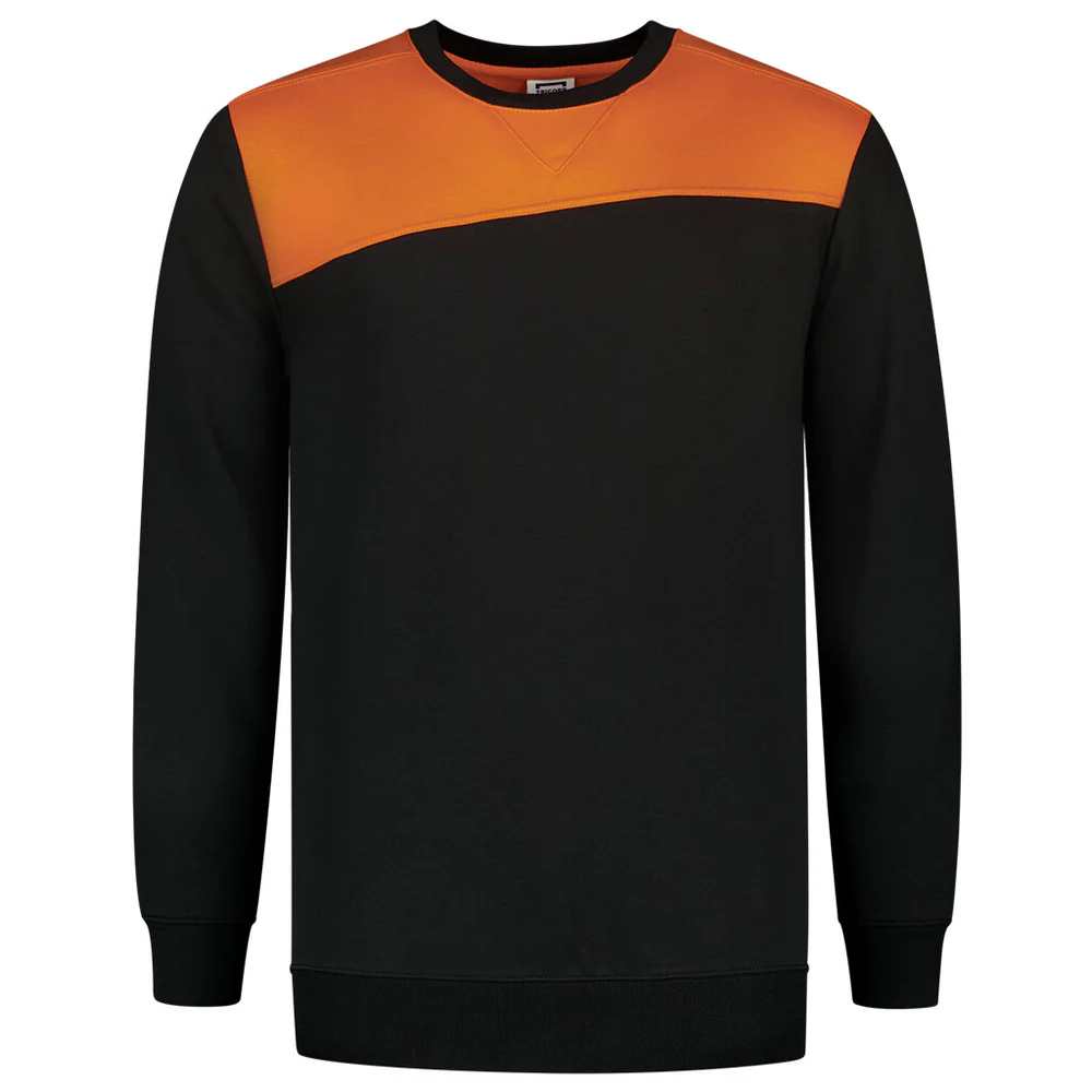 Sweater Bicolor Naden Black-Orange