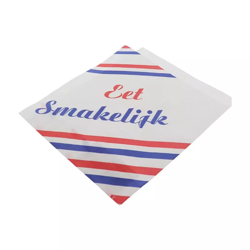 Hamburger Zakjes Eet Smakelijk 13x13cm Ersatz Papier 5000 stuks