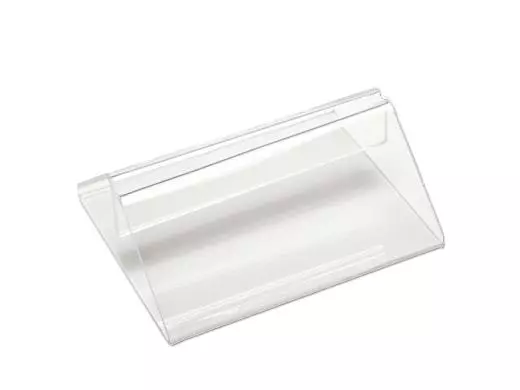 Menukaarthouder Standaard 8cm Transparant