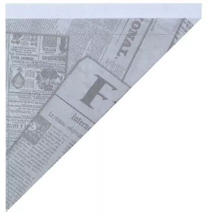 Puntzak Friet Krant K-17 Ersatz Papier 1400 stuks