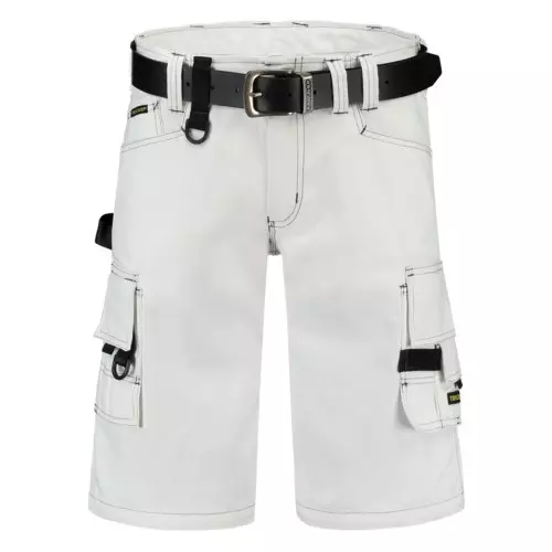 Tricorp Korte Werkbroek Canvas Wit
