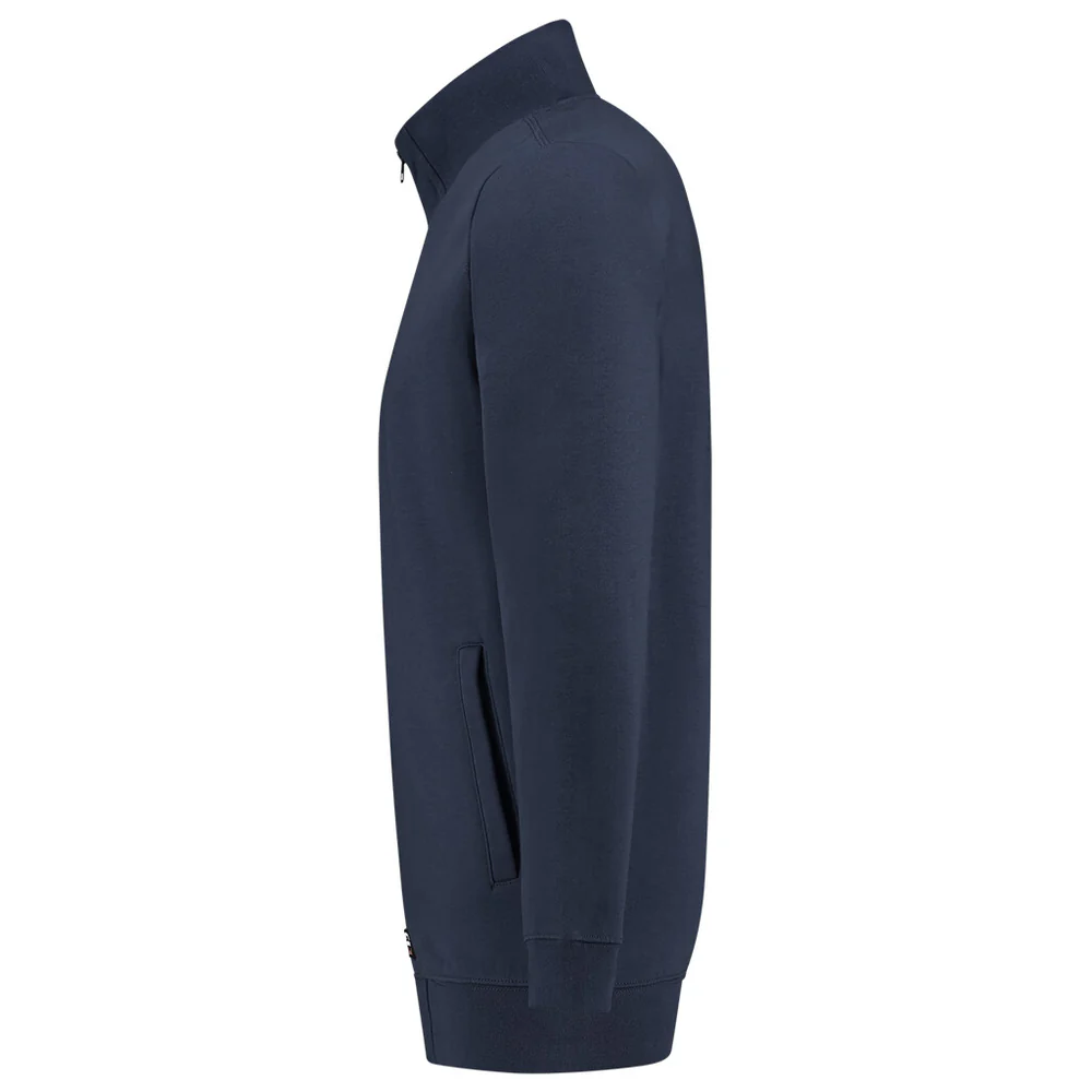 Sweatvest 60°C wasbaar inktblauw