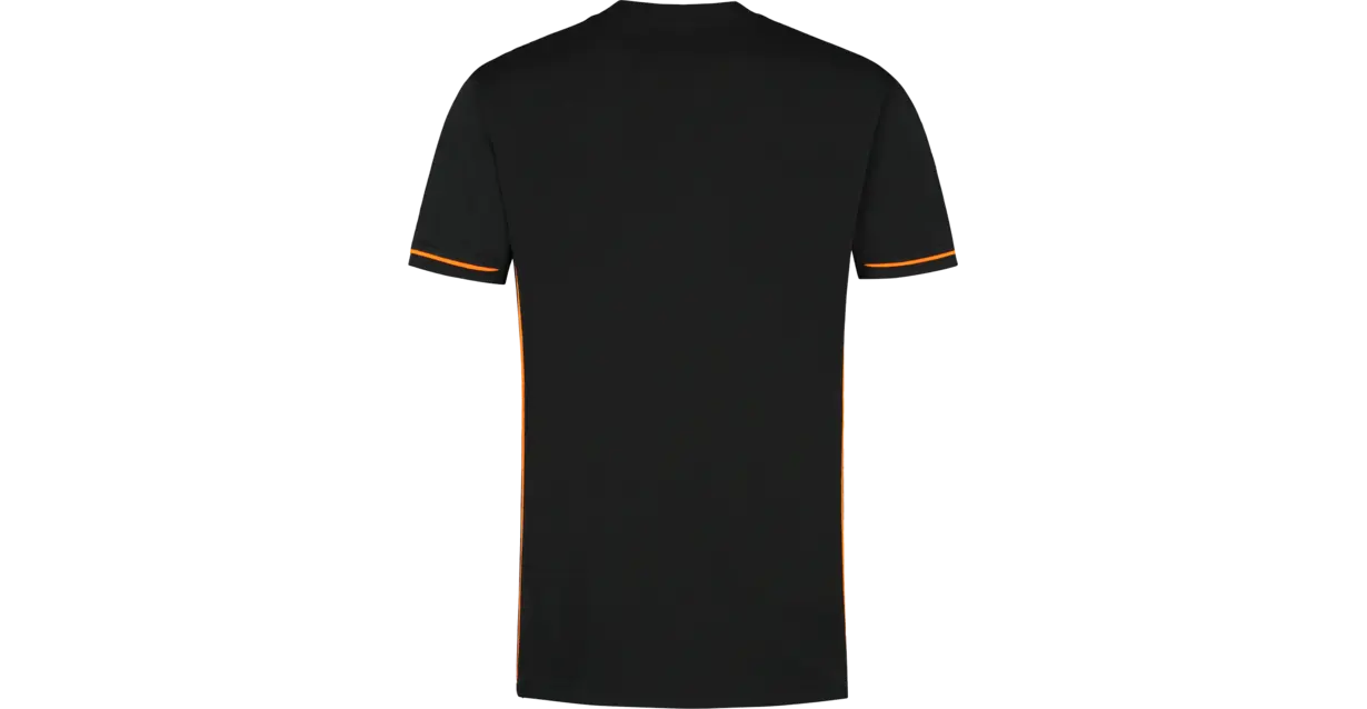 T-shirt Cal zwart/oranje