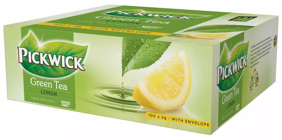 Pickwick Green Tea Lemon 2 gram 100 stuks 