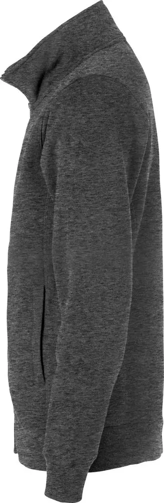Sweatvest classic Cardigan 021048 antraciet