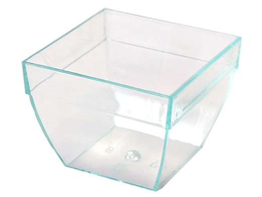 Mise&bouche carre 4.5x4.5x5cm transparant