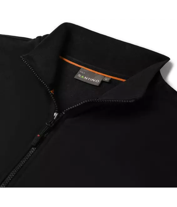 Sweatvest Colt zwart/oranje