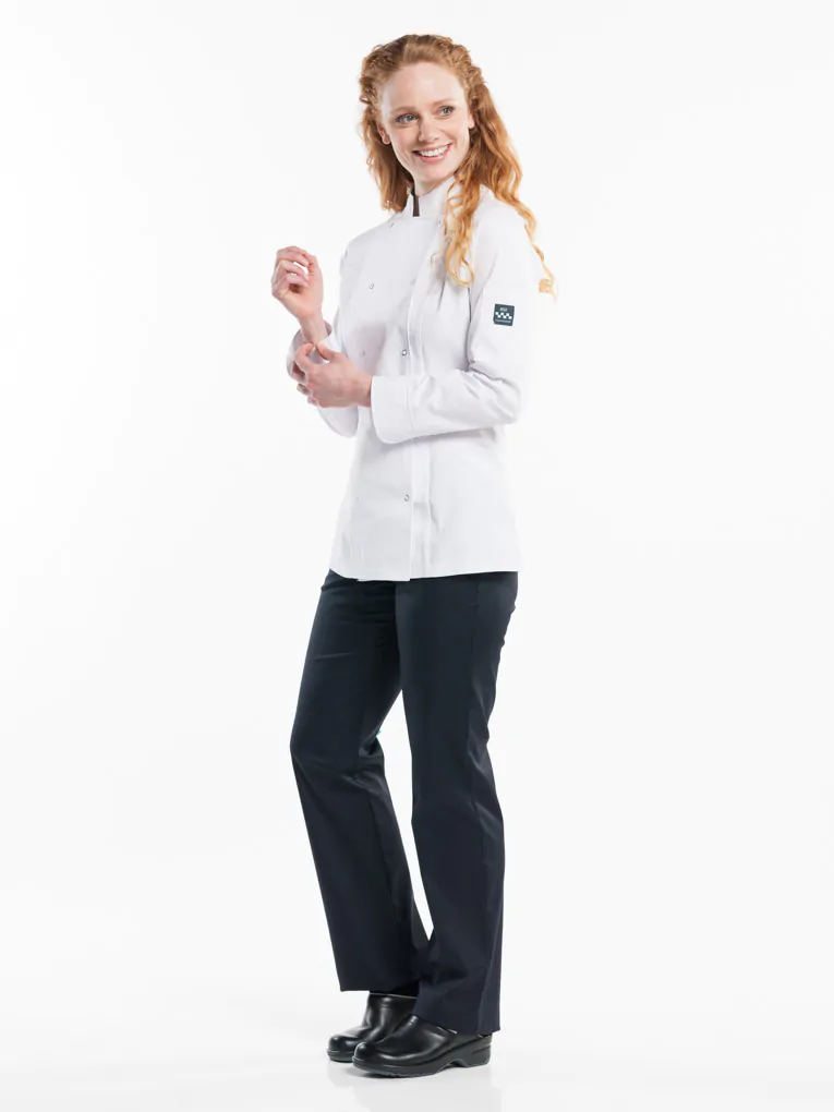 Koksjas ladies Poco CD-974 wit