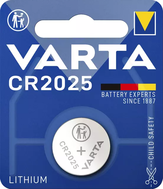 CR2025 Batterij Lithium Varta 1 stuk