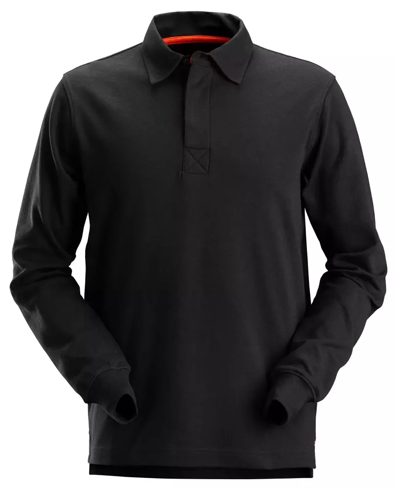 Rugbyshirt Zwart Snickers 2612