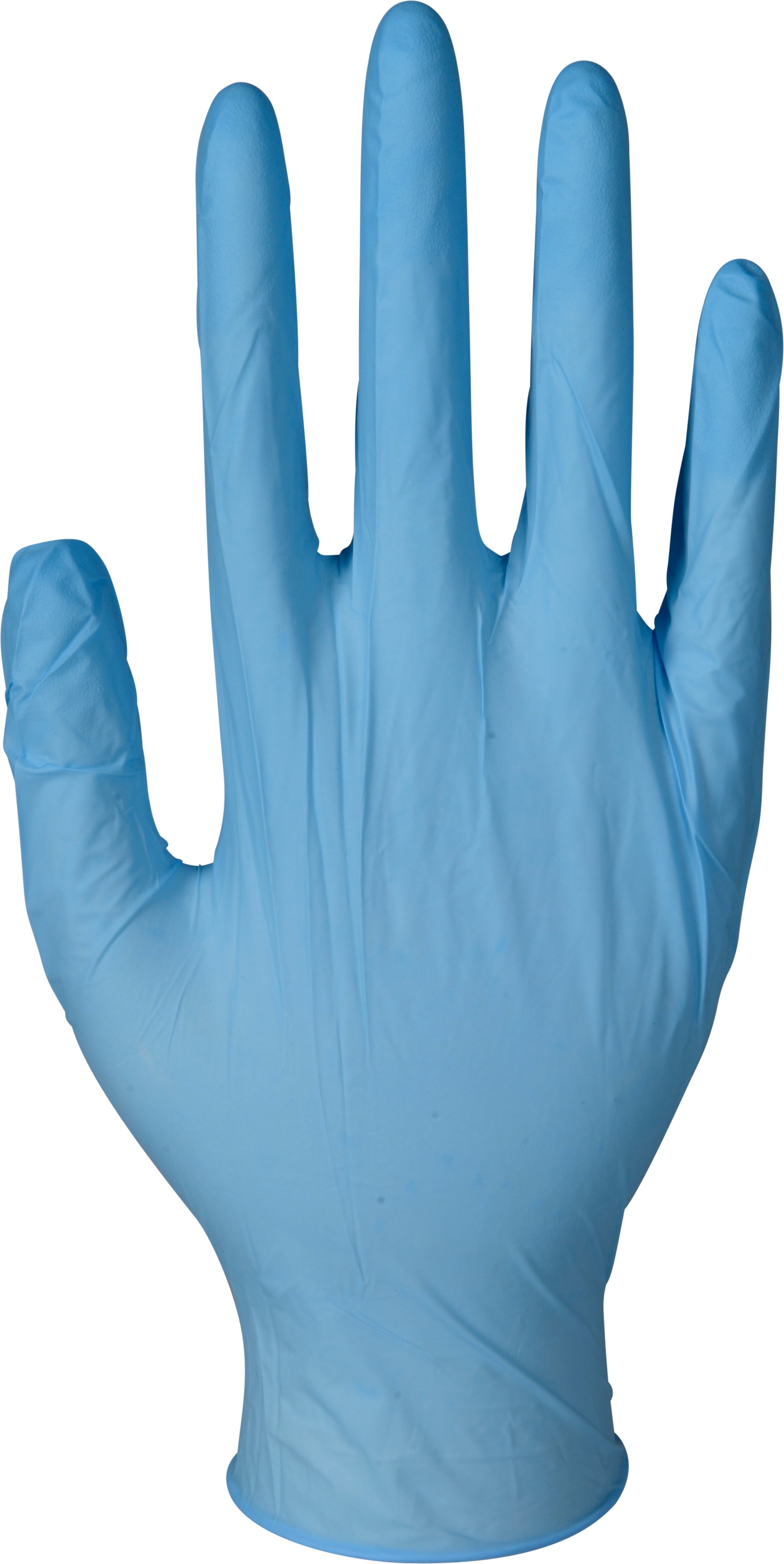 Handschoen blauw nitril maat S