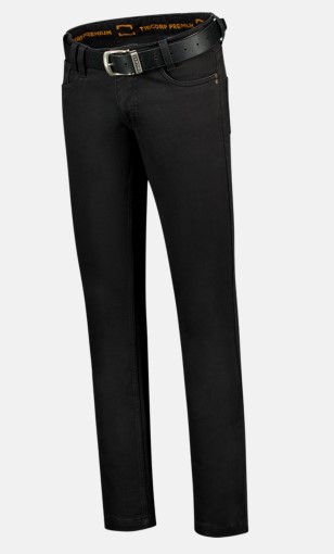 Spijkerbroek Premium Stretch dames zwartLengte 32