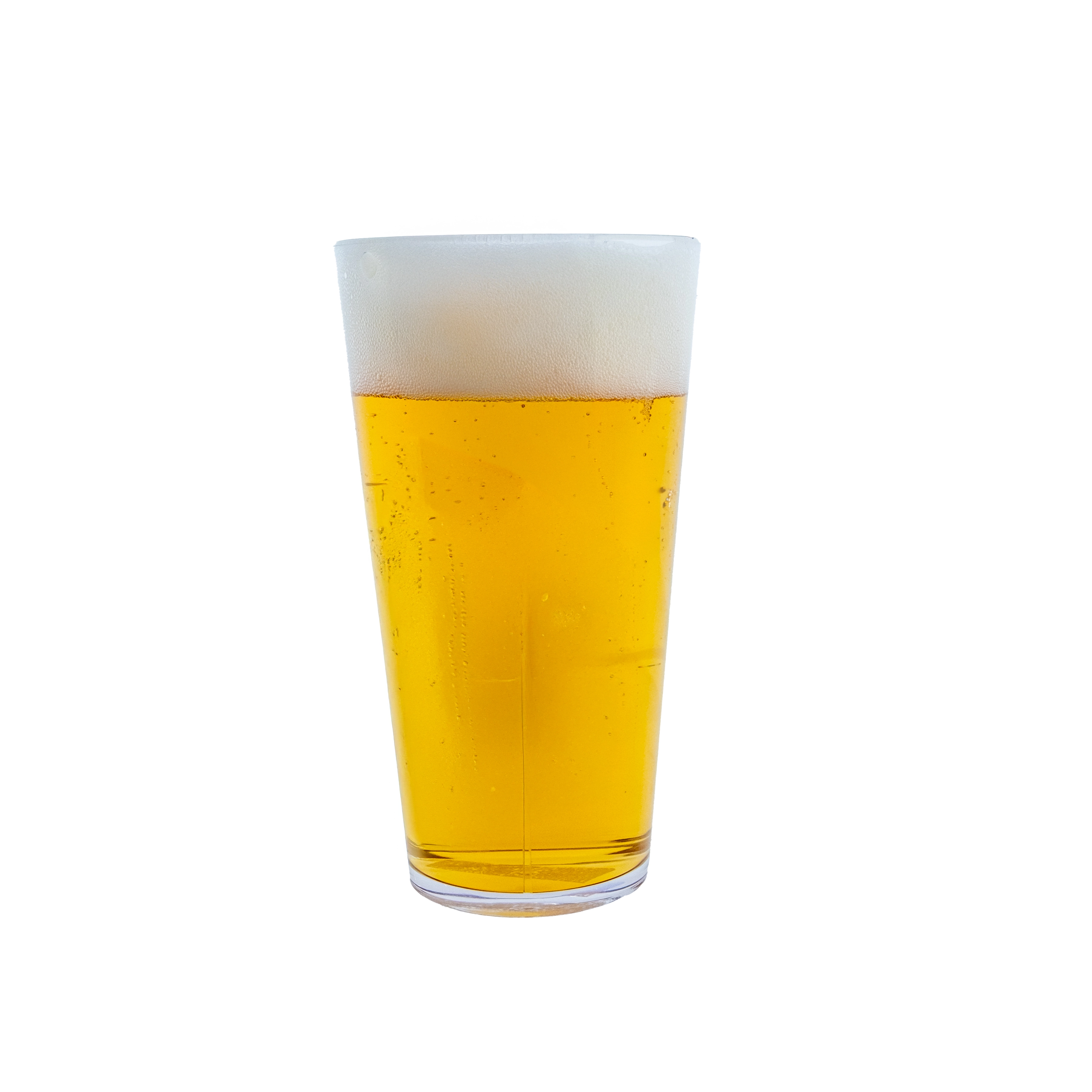 Plastic Bierglazen Conic 330ml - Herbruikbare Hardcups - 24 stuks