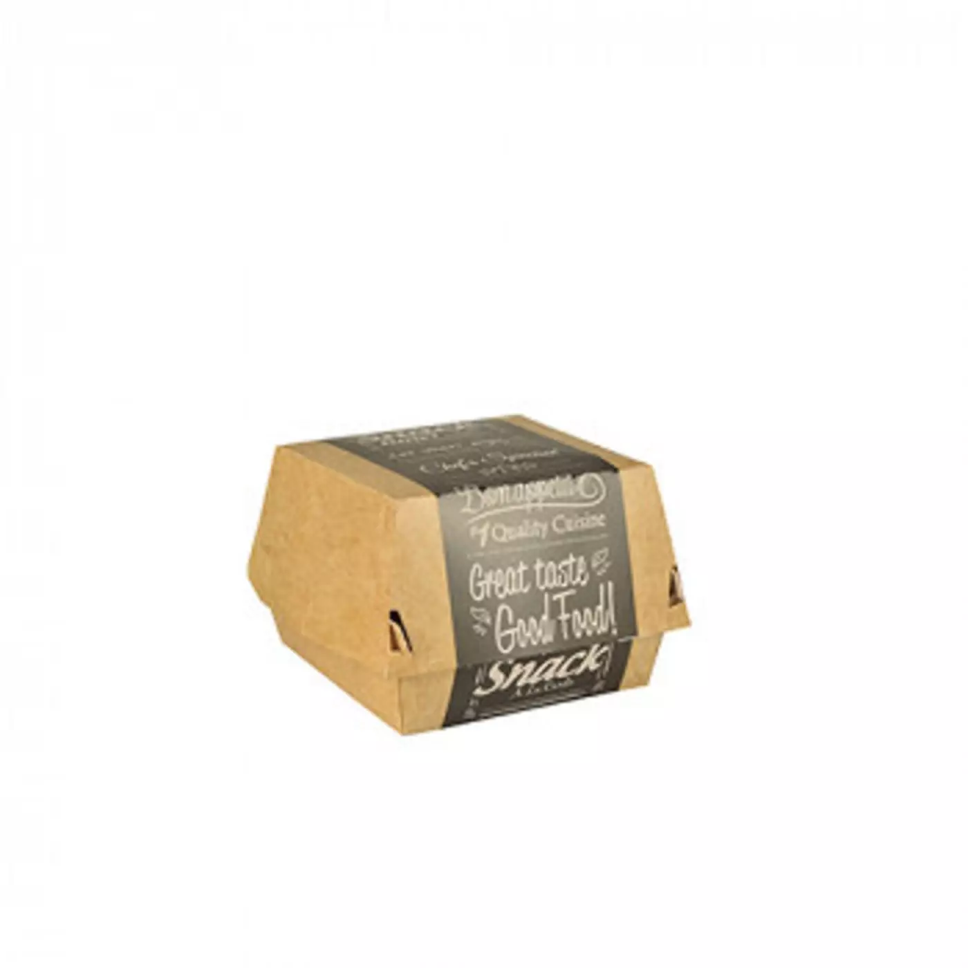 Hamburgerbakje mini Good Food 6,5x6,5x7 cm 