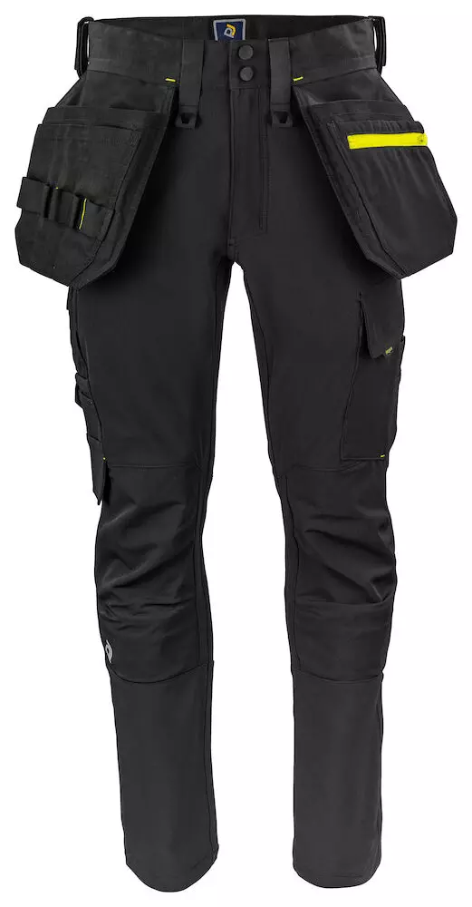Werkbroek 5551 stretch met kniezak zwart