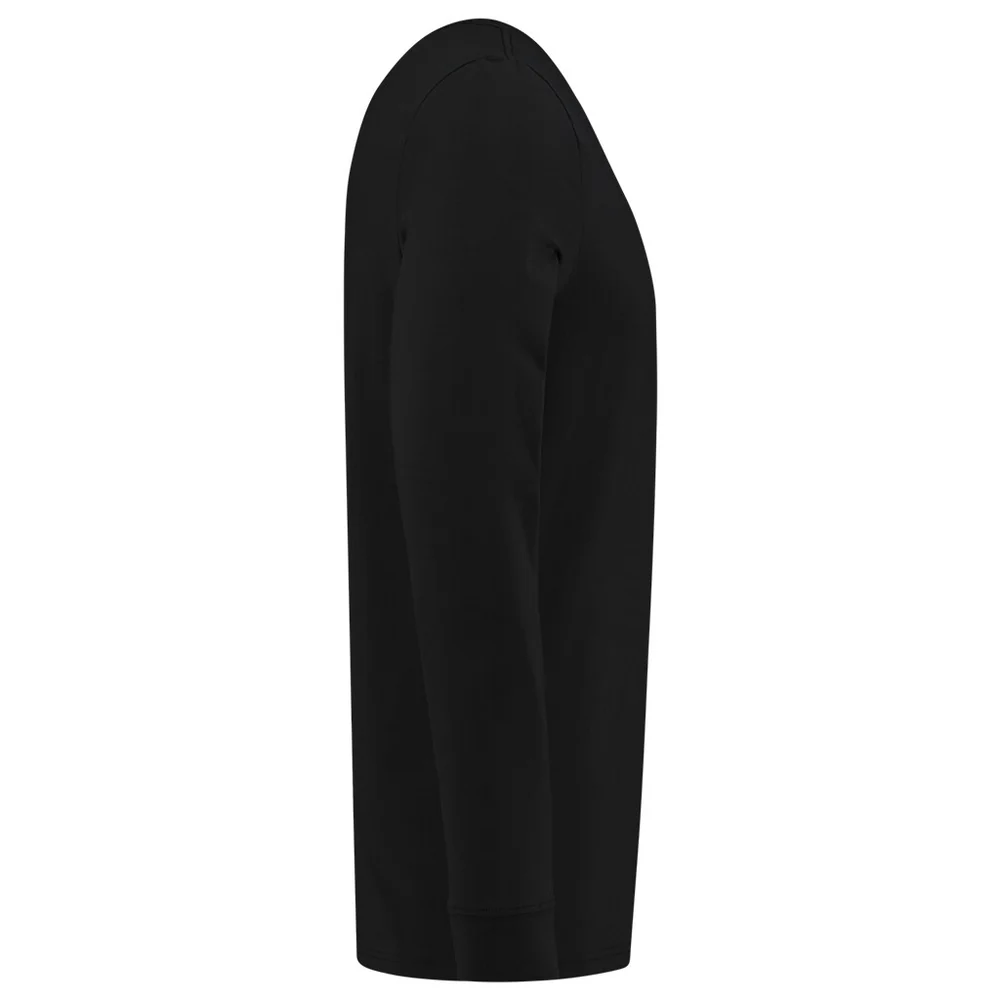 T-shirt lange mouw 60Â°C wasbaar zwart