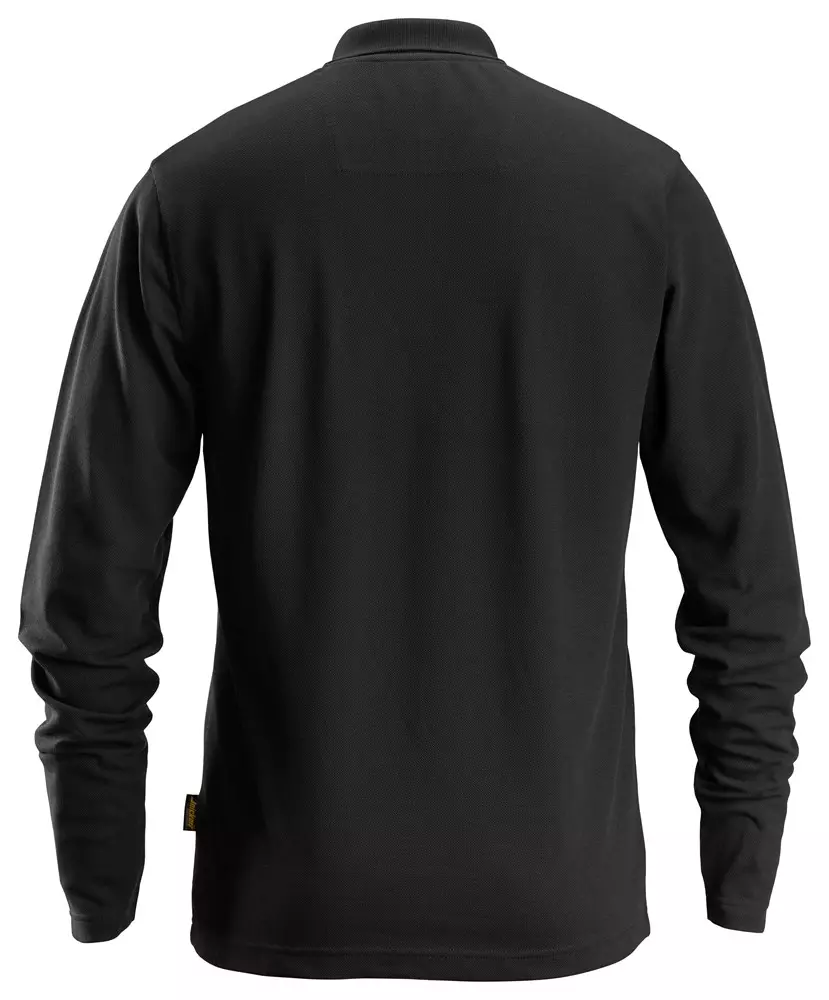 Poloshirt Lange Mouw Zwart Snickers 2608