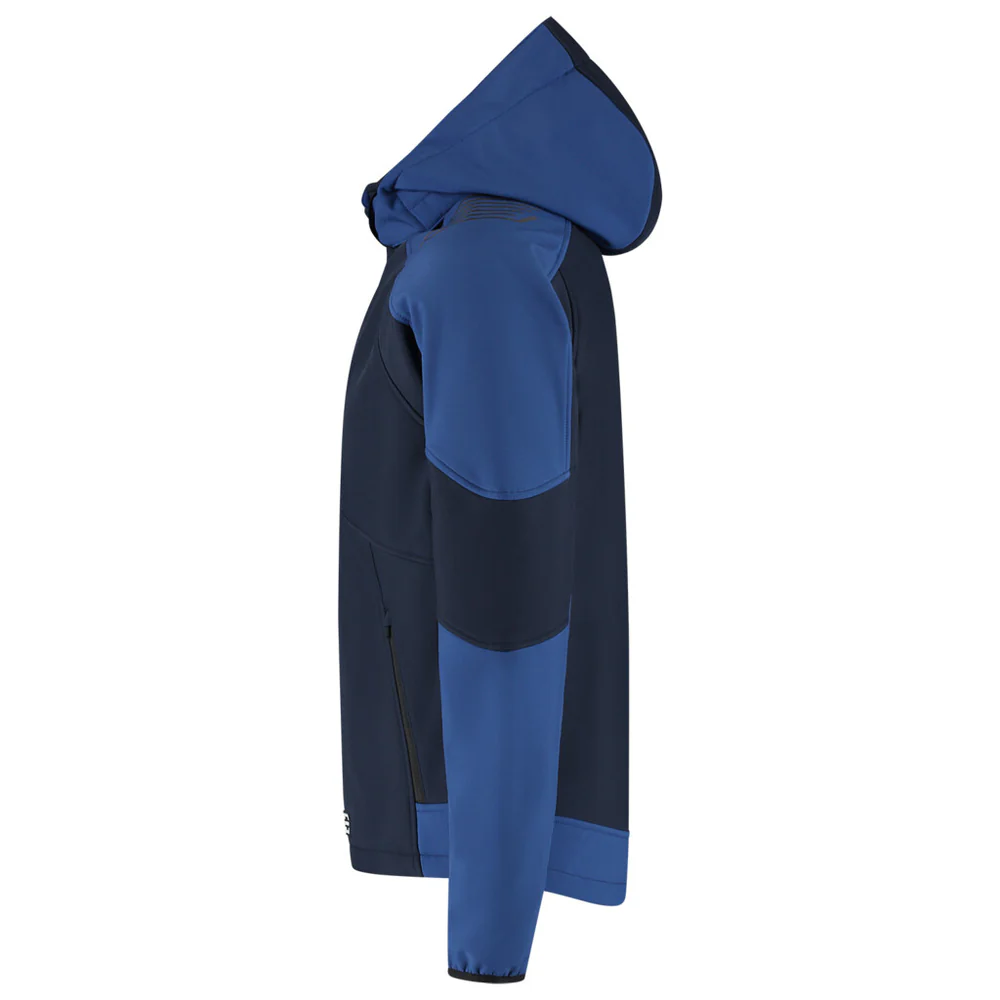 Softshell capuchon bicolor redefined ink/royal blue