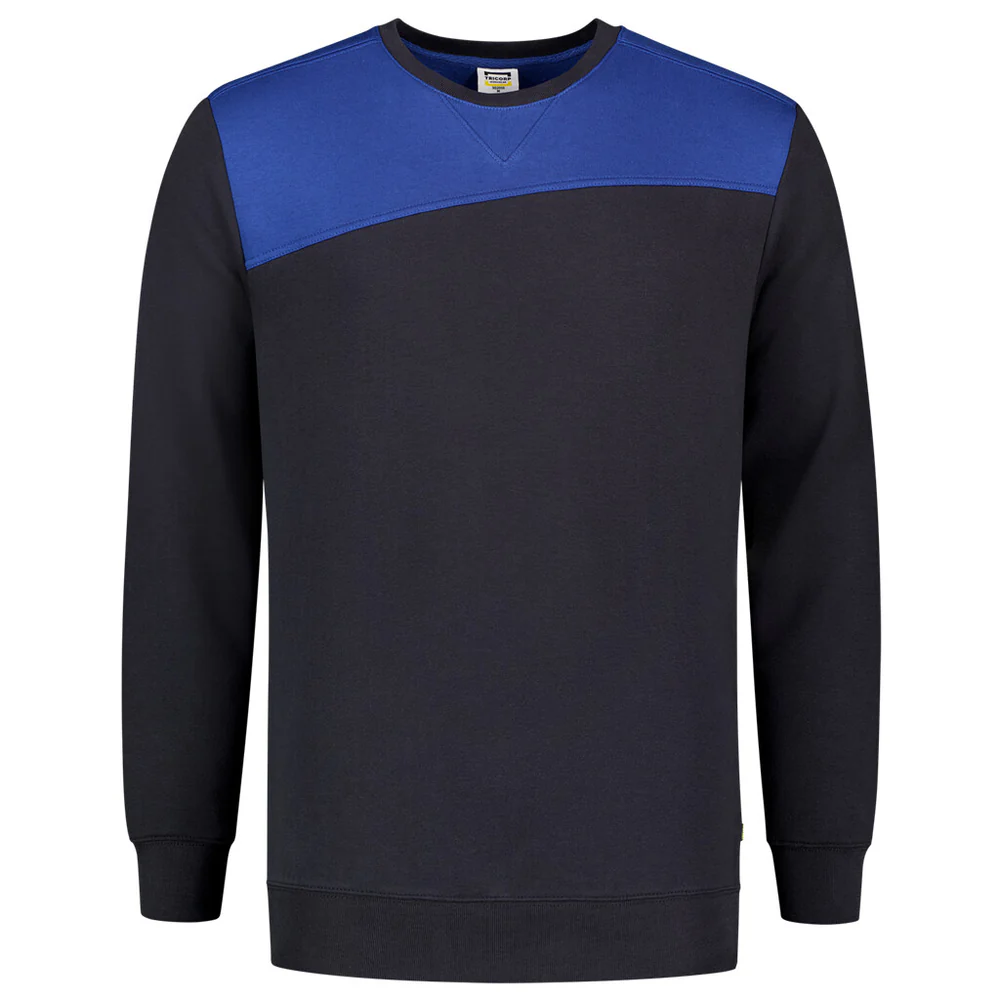 Sweater Bicolor Naden navy-royalblue