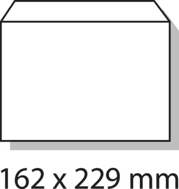 Envelop C5 Zelfklevend Wit 162x229mm