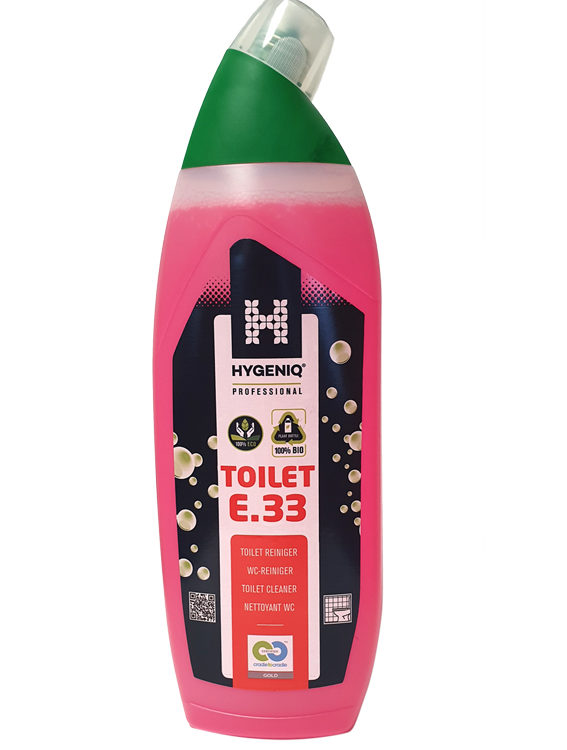 Ecologische toiletreiniger/ontkalker Hygeniq E.33 (flacon à 750ml)