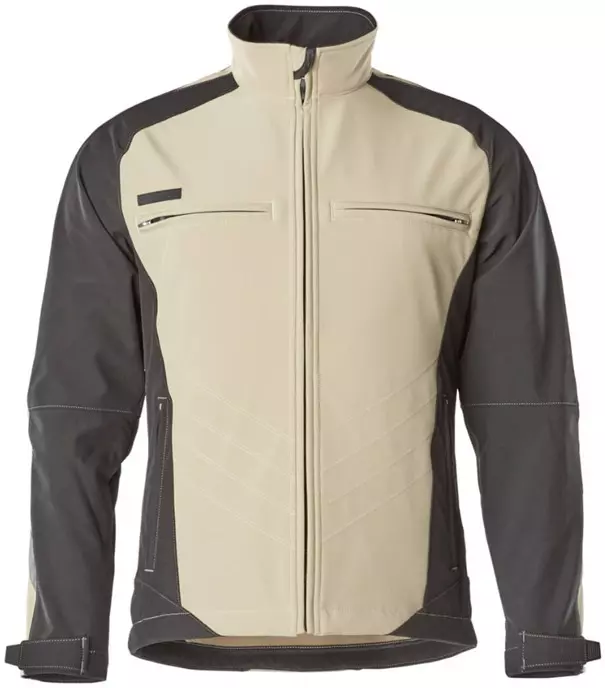 Softshell jas Mascot Dresden khaki/zwart