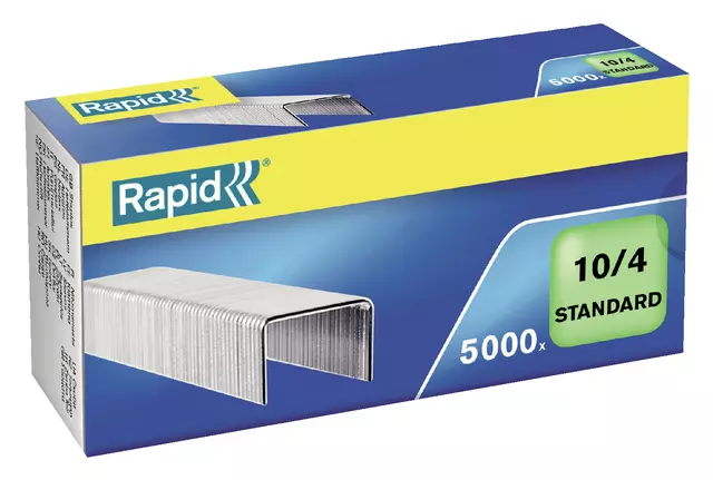 Rapid Nietjes 10/4 Gegalvaniseerd 5000 stuks