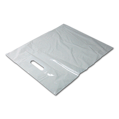 Draagtas LDPE 37x44cm 40mu wit