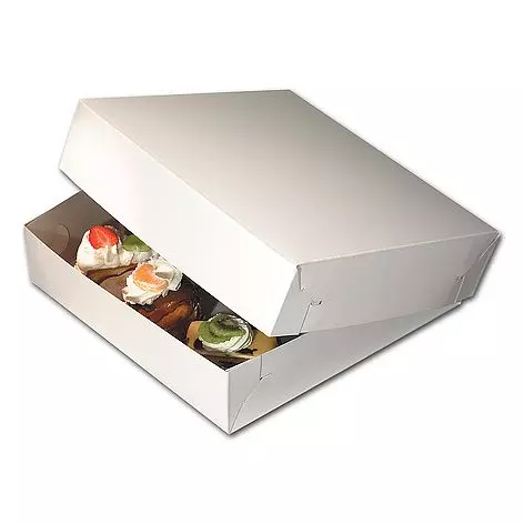Taartdoos Blanco 30x30x8cm 100 stuks