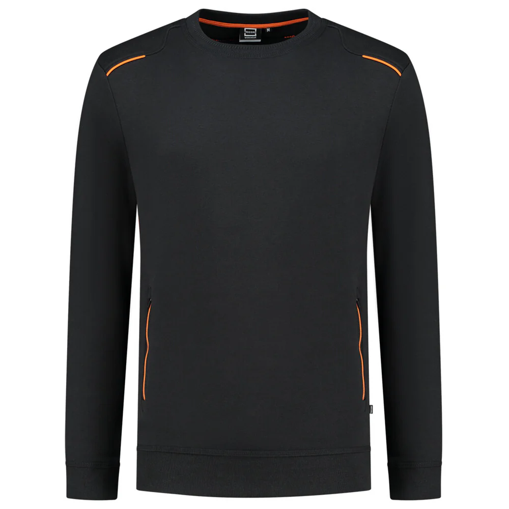 Sweater Accent Black/Orange 302703