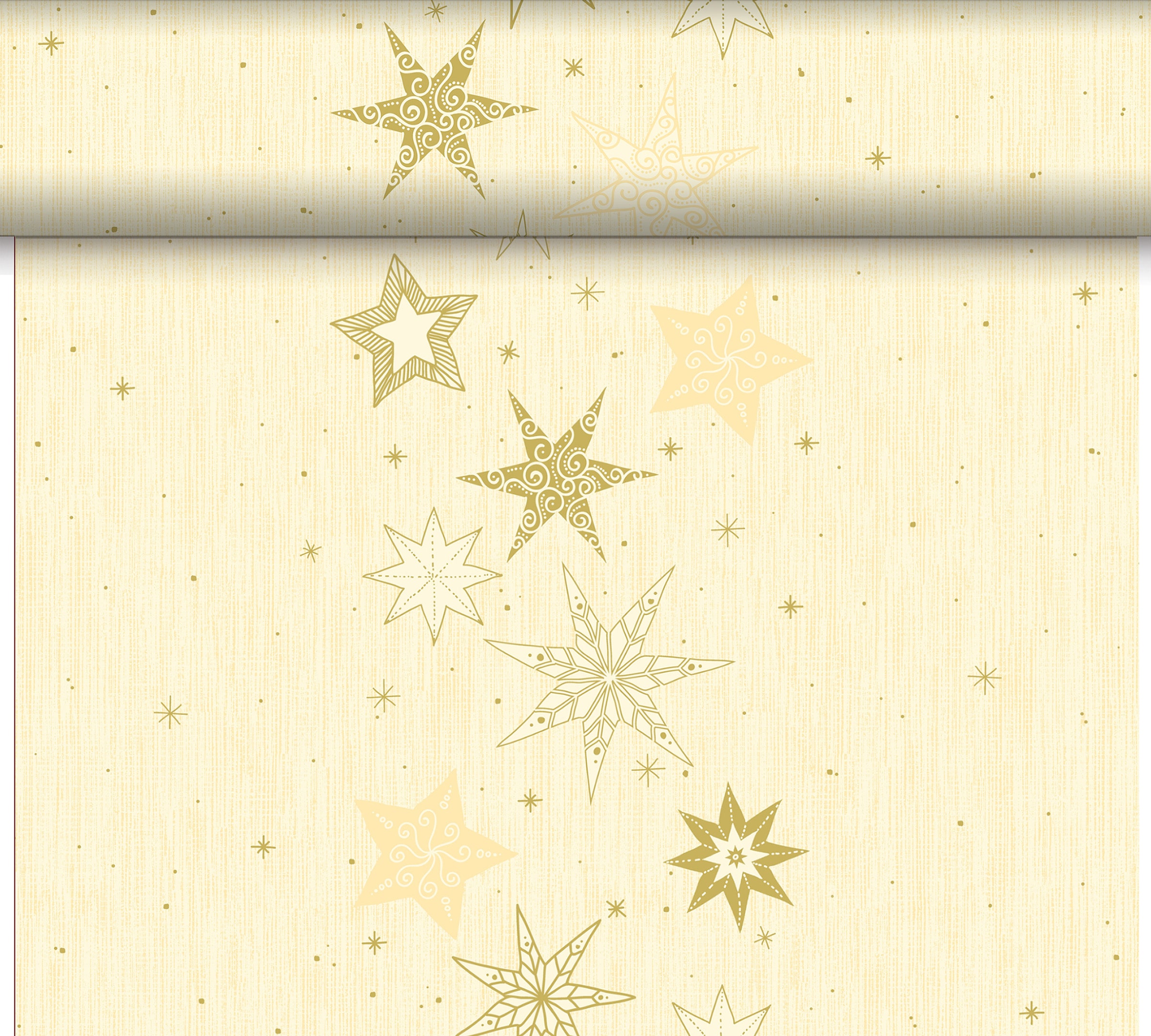 Tête à Tête Dunicel 40cmx24m Star Stories Cream tafelloper