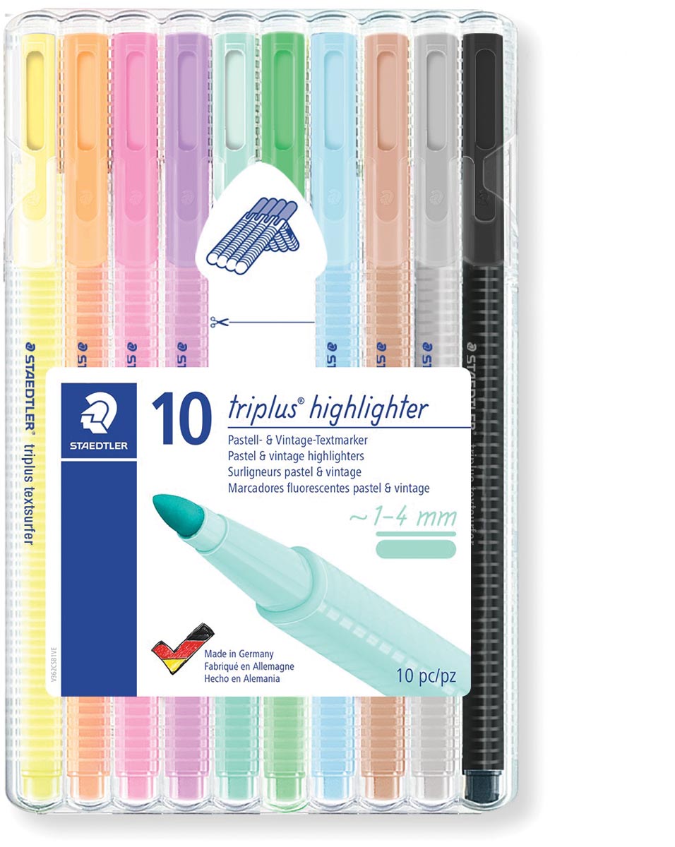 Markeerstift Staedler Triplus (pak à 10st)