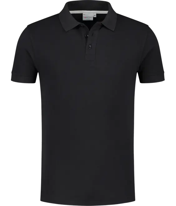 Santino Max poloshirt Zwart 