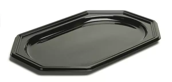 Cateringschaal 46x30cm 8-hoekig R-Pet 