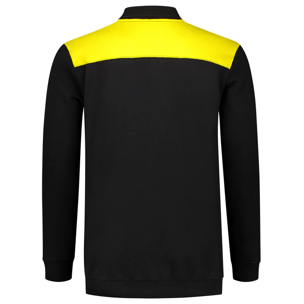 Polosweater bicolor Naden Black/Yellow