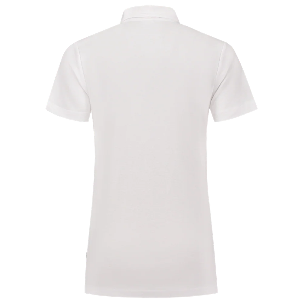 Polo fitted dames PPFT-180 wit