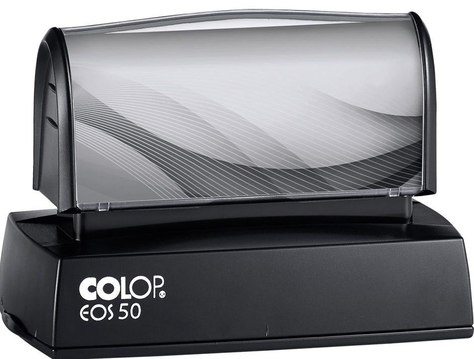 Stempel Colop EOS 50 30x70mm zwart max 7 regels