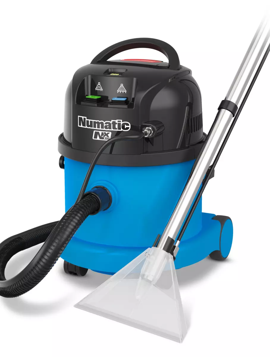 Sproei Extractie Machine Numatic CTB370NX Met Kit CTX170 Blauw